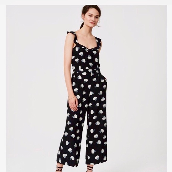 LOFT Pants - Ann Taylor Loft Lotus Flower Jumpsuit